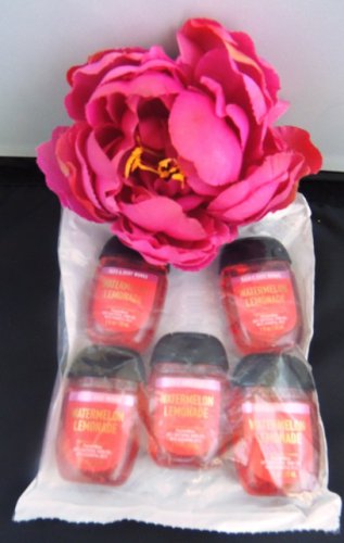 BATH & BODY WORKS 5 PC WATERMELON LEMONADE HAND GEL SET