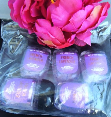 BATH & BODY WORKS 5 PC FRENCH LAVENDER HAND GEL SET