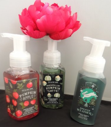 BATH & BODY WORKS 3 PC FOAMING HAND SOAP