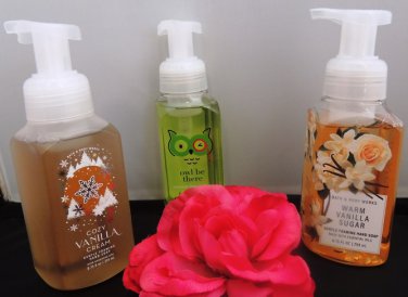 BATH & BODY WORKS 3 PC FOAMING HAND SOAP