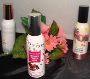 BATH & BODY WORKS 3 PC 1.5 OZ CONCENTRATED ROOM SPRAY