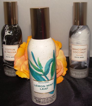BATH & BODY WORKS 3 PC 1.5 OZ CONCENTRATED ROOM SPRAY