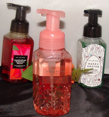 BATH & BODY WORKS 3 PC FOAMING HAND SOAP