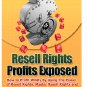 Resell Rights Profits Exposed