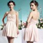 PINK SHORT PARTY DRESS S02