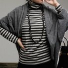 SH0014 - COTTON KNIT BAT SLEEVE JACKET