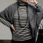 SH0014 - COTTON KNIT BAT SLEEVE JACKET