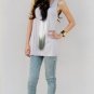Agyness 3-Tone Fringe Top