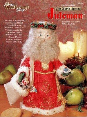 Old World Santa Juleman, Plastic Canvas Pattern, New