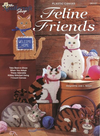 plastic cat patterns canvas pattern feline accessories cats crafts basket friends tissue ecrater