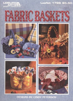 Fabric Baskets Home D&Atilde;&copy;cor Pattern Booklet