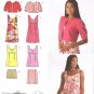 Misses Dress or Top with Jacket and Shorts, Simplicity, Size 4-12 2939 NEW