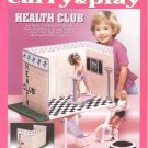 Barbie Fashion Doll Carry & Play Health Club Plastic Canvas NEW