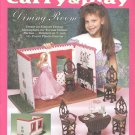 Barbie Fashion Doll Carry & Play Dining Room Plastic Canvas NEW