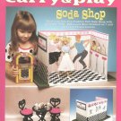 Barbie Fashion Doll Carry & Play Soda Shop Plastic Canvas NEW