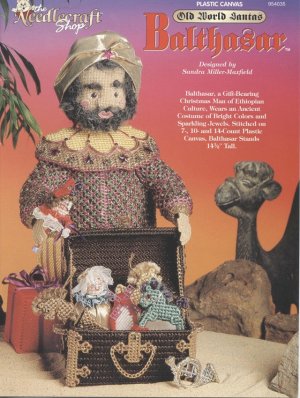 Old World Santa Balthasar Plastic Canvas Pattern NEW