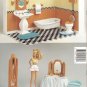 Barbie, Fashion Doll Bathroom, Plastic Canvas Pattern Book NEW