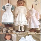 Doll Heirloom Style Dresses Pattern, 18” (45.5cm), NEW 9984