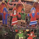 Victorian Carolers Christmas Ornaments Pattern Plastic Canvas
