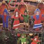 Victorian Carolers Christmas Ornaments Pattern Plastic Canvas