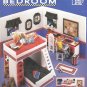 Barbie Sister Skipper Sleep and Study Bedroom Plastic Canvas Pattern Book