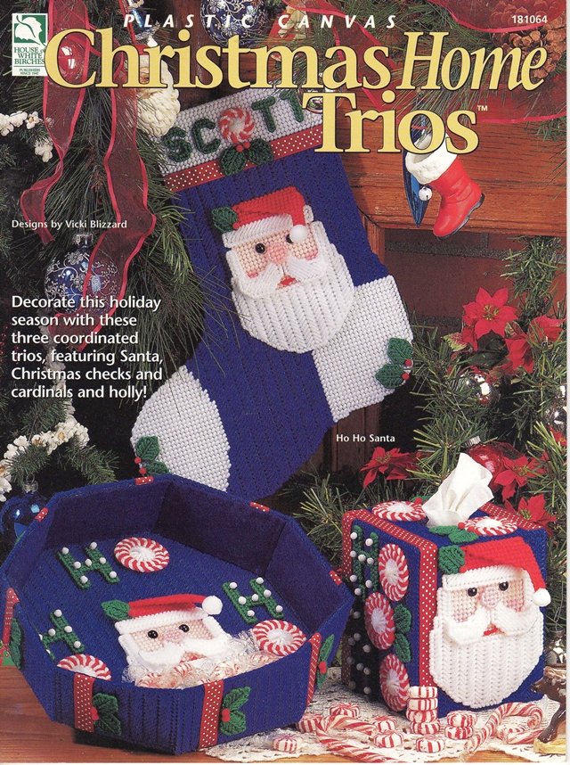 Christmas Home Trios Plastic Canvas Pattern Book