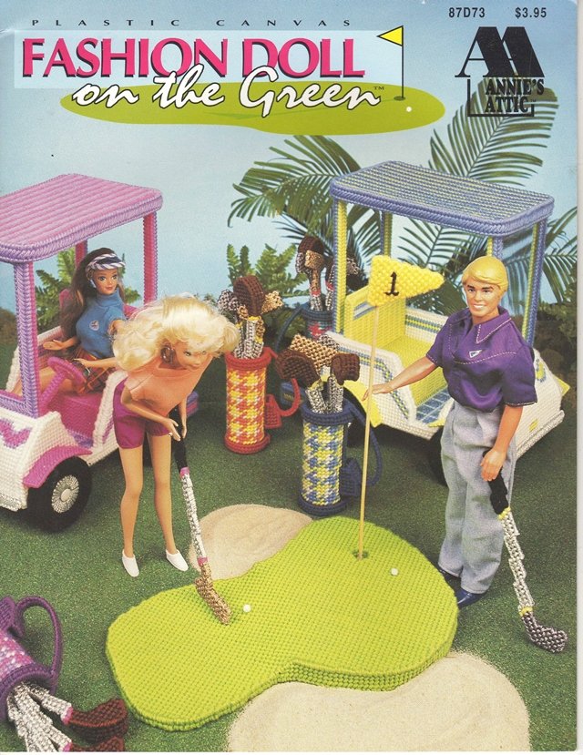 barbie golf club set