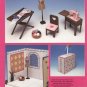 Barbie, Fashion Doll, Carry & Play Craft Room, Plastic Canvas Pattern Book 933731