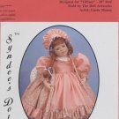 Amy dress pattern for 33” porcelain doll, Syndee’s Dolls, 171 NEW