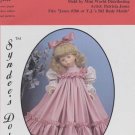 Tasha dress pattern for 24” porcelain doll, Syndee’s Dolls, 168 NEW