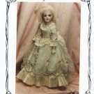 Yesterday’s Children 1880’s style dress for 18” porcelain doll, BS-287 NEW