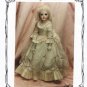 Yesterday’s Children 1880’s style dress for 18” porcelain doll, BS-287 NEW