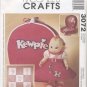 Kewpie Doll Clothes, plus wall-hanging and carrying case  McCalls Craft 3072 NEW