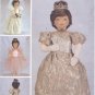 Princess, Ballerina Costumes for 23” (58.4 cm) Soft Dolls Butterick 3115 NEW