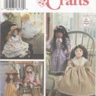 Soft Doll Pattern for 25” (63.5 cm) Dolls Simplicity Crafts 9620 NEW