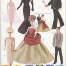 Barbie and Ken 11 ½” Fashion Doll Retro 60's Evening Gowns Vogue Craft 9894 NEW