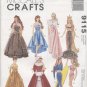 Barbie 11 ½” Fashion Doll Modern 1990s Gowns McCall’s Crafts 9115 NEW