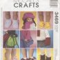 Variety of Accessory Patterns for 18” American Girl Type Dolls McCall’s Crafts 3469 NEW