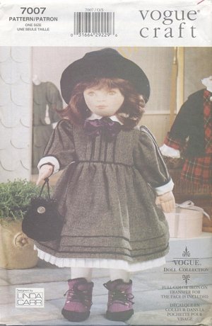 Soft Doll Olivia, 18&acirc;��, and Dress Patterns Vogue Craft 7007 NEW