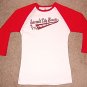 GREEN & WHITE BOXER DOG GRAPHIC RAGLAN 3/4 SLEEVE JERSEY T-SHIRT - Our Dogs Do Tricks