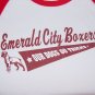 GREEN & WHITE BOXER DOG GRAPHIC RAGLAN 3/4 SLEEVE JERSEY T-SHIRT - Our Dogs Do Tricks