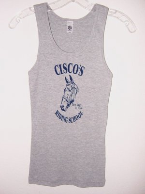 RIBBED COTTON GRAPHIC "BEST NAGS" TANK TOP - HEATHER GREY, CHOCOLATE or OLIVE