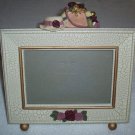 Gorgeous Picture Frame with Roses and Antique Accent
