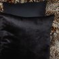 Two Black Faux Fur Thow Pillows, Pillow, New!