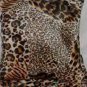 Two Leopard Faux Fur Throw Pillows, Pillow, New!