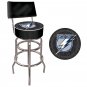 NHL Tampa Bay Lightning Padded Bar Stool with Back