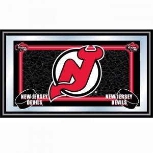 NHL New Jersey Devils Framed Team Logo Mirror