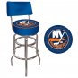 NHL New York Islanders Padded Bar Stool with Back