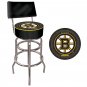 NHL Boston Bruins Padded Bar Stool with Back