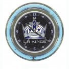 NHL Los Angeles Kings Neon Clock - 14 inch Diameter